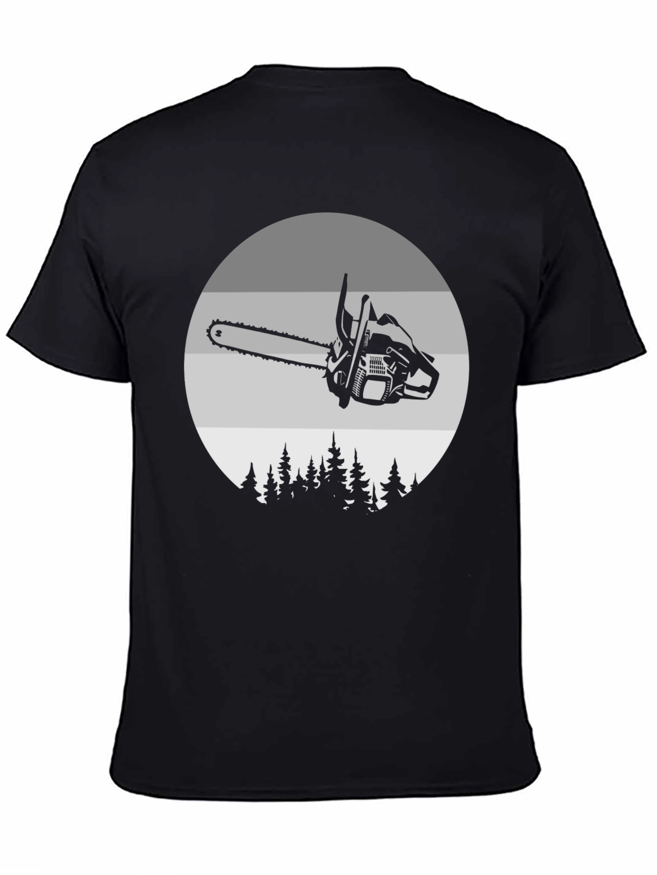 Chainsaw Forest T-Shirt - Unique Design