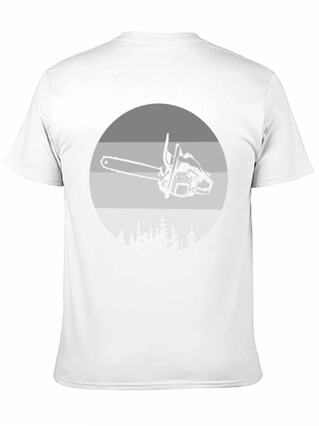 Chainsaw Forest T-Shirt - Unique Design