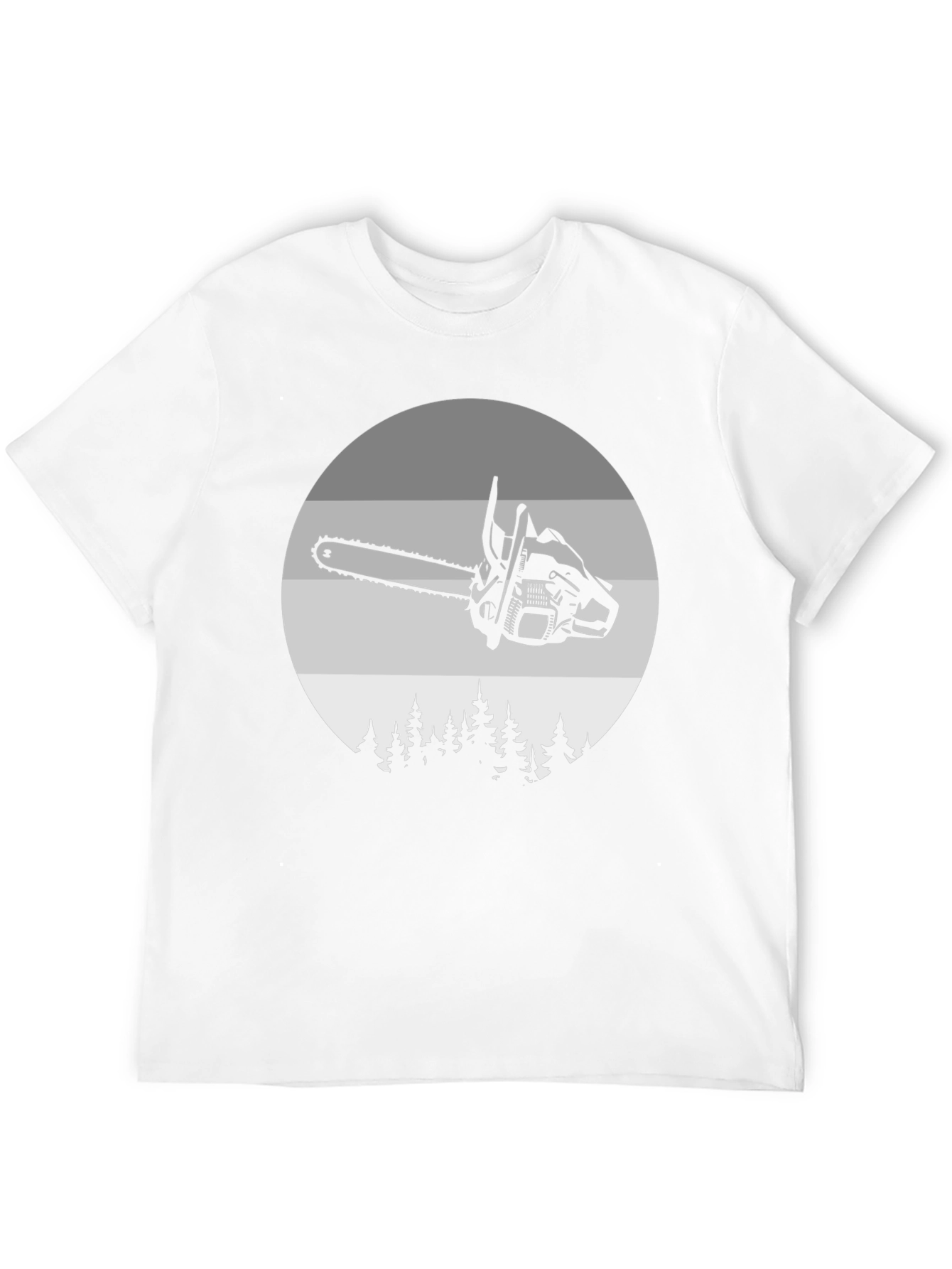 Chainsaw Forest T-Shirt - Unique Design