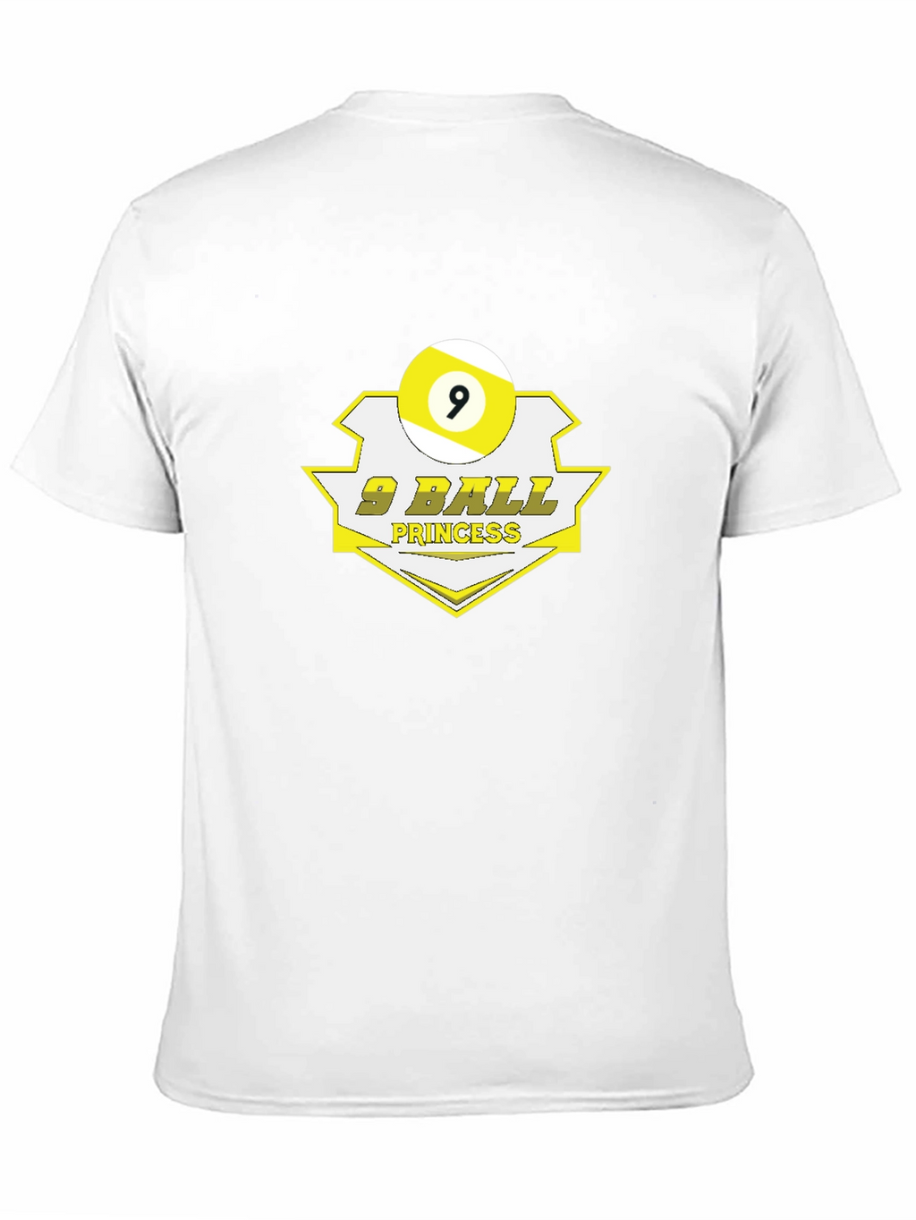 9 Ball Princess Black Graphic T-Shirt