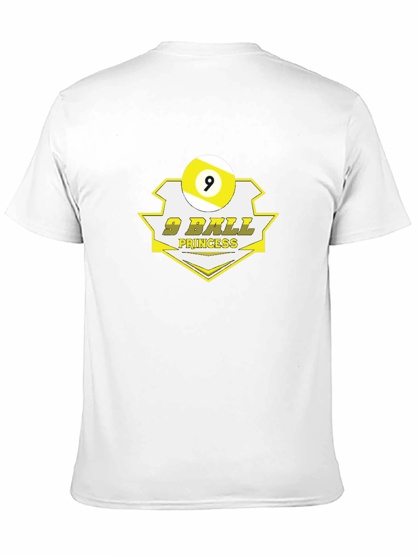 9 Ball Princess Black Graphic T-Shirt