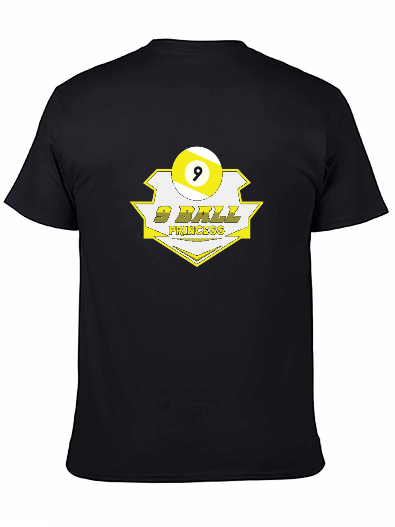 9 Ball Princess Black Graphic T-Shirt