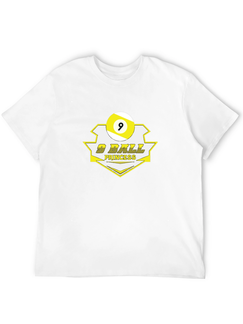 9 Ball Princess Black Graphic T-Shirt