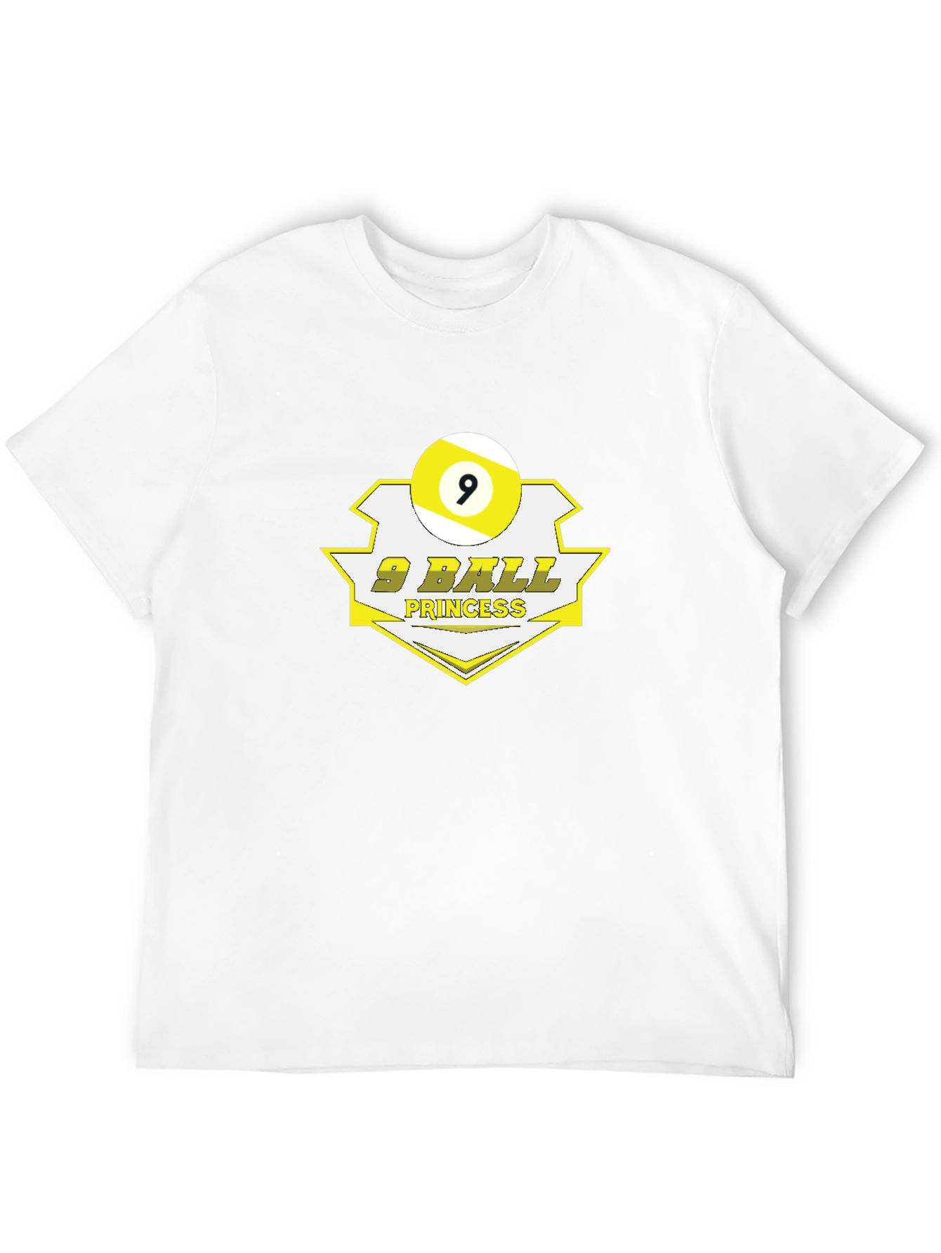 9 Ball Princess Black Graphic T-Shirt