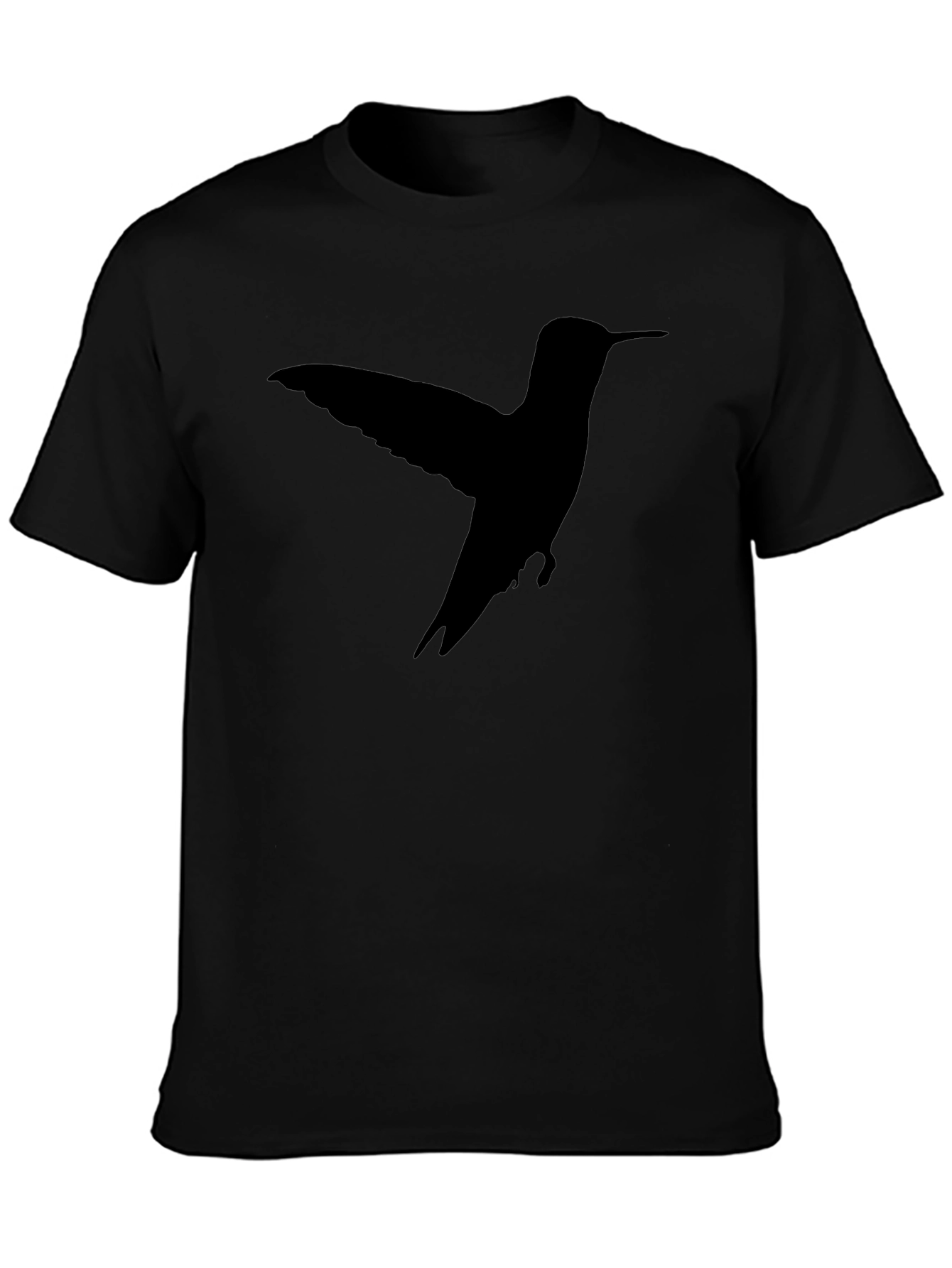 Hummingbird Silhouette Black T-Shirt