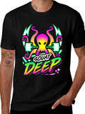 Squat Deep Graphic T-Shirt Octopus Gym