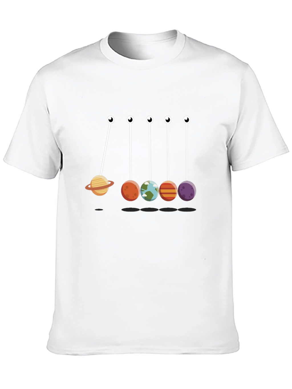 Planetary Pendulum Graphic Tee - Black