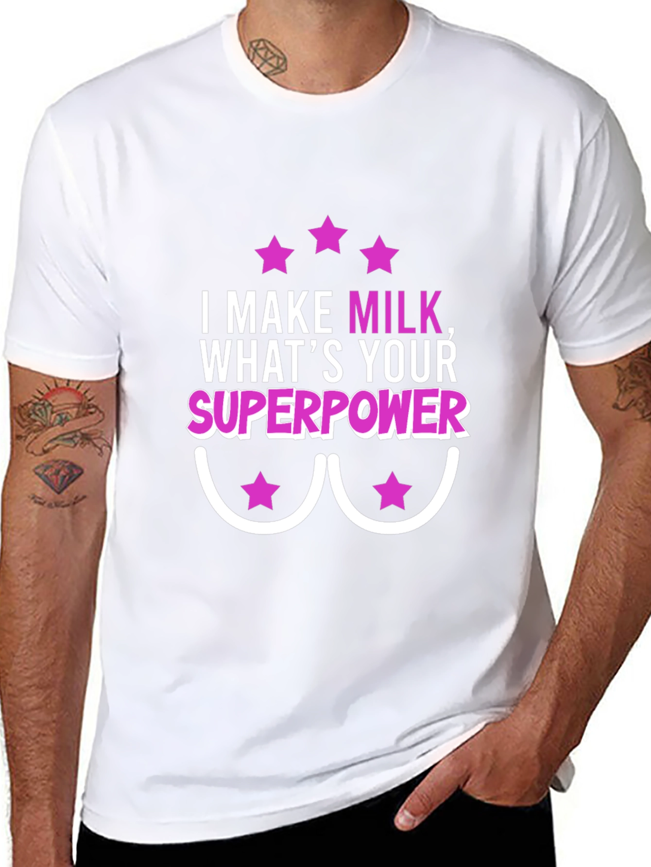I Make Milk Whats Your Superpower T-Shirt