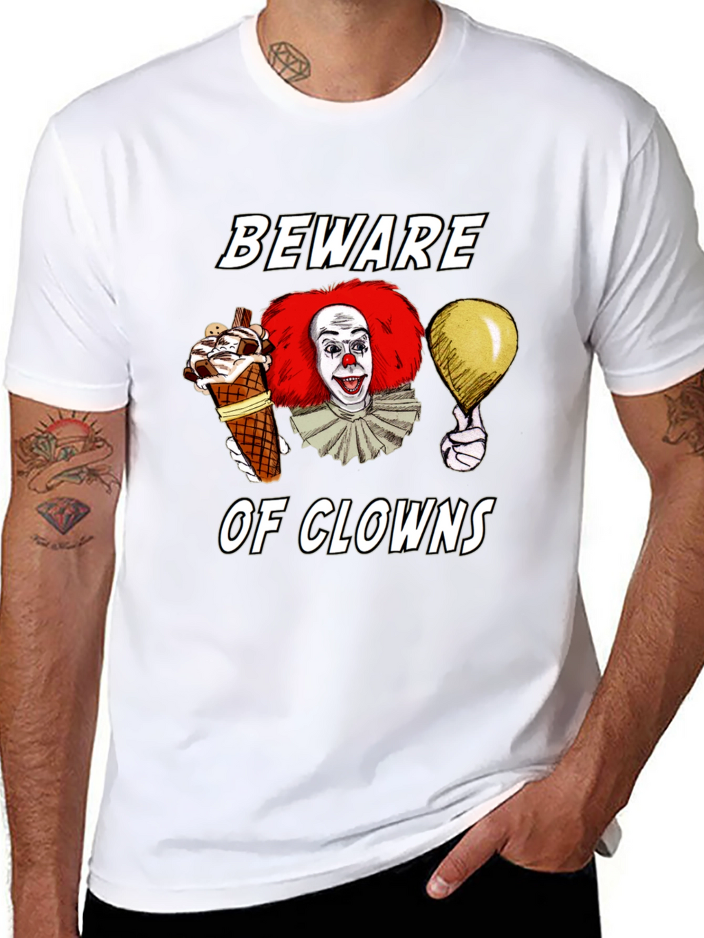Beware of Clowns Graphic Tee