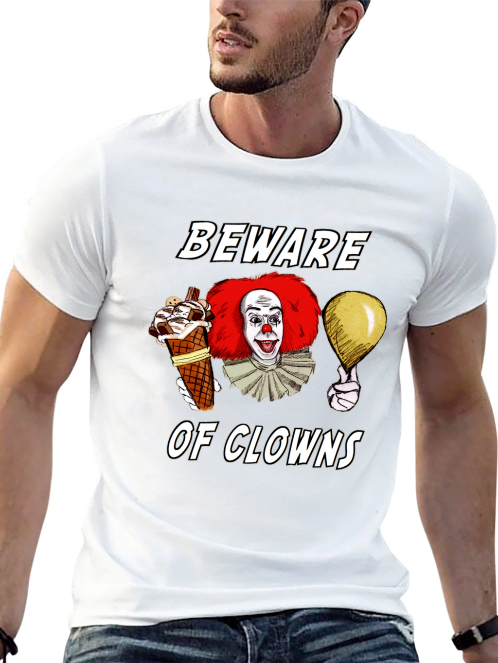 Beware of Clowns Graphic Tee