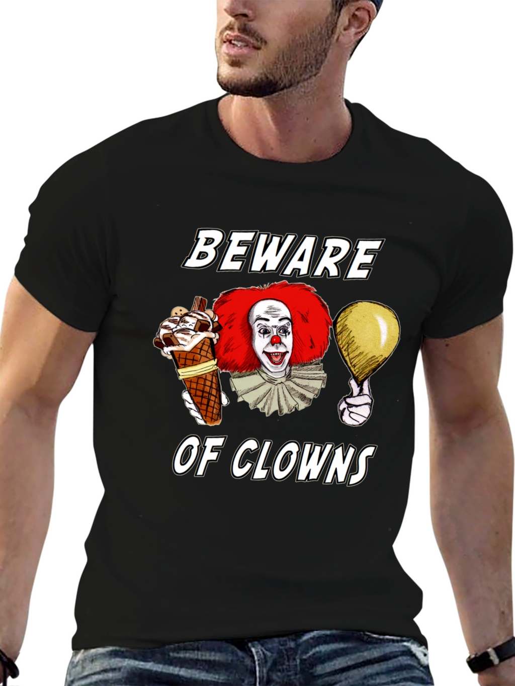 Beware of Clowns Graphic Tee