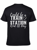 Train Station Kind Of Day Graphic Tee