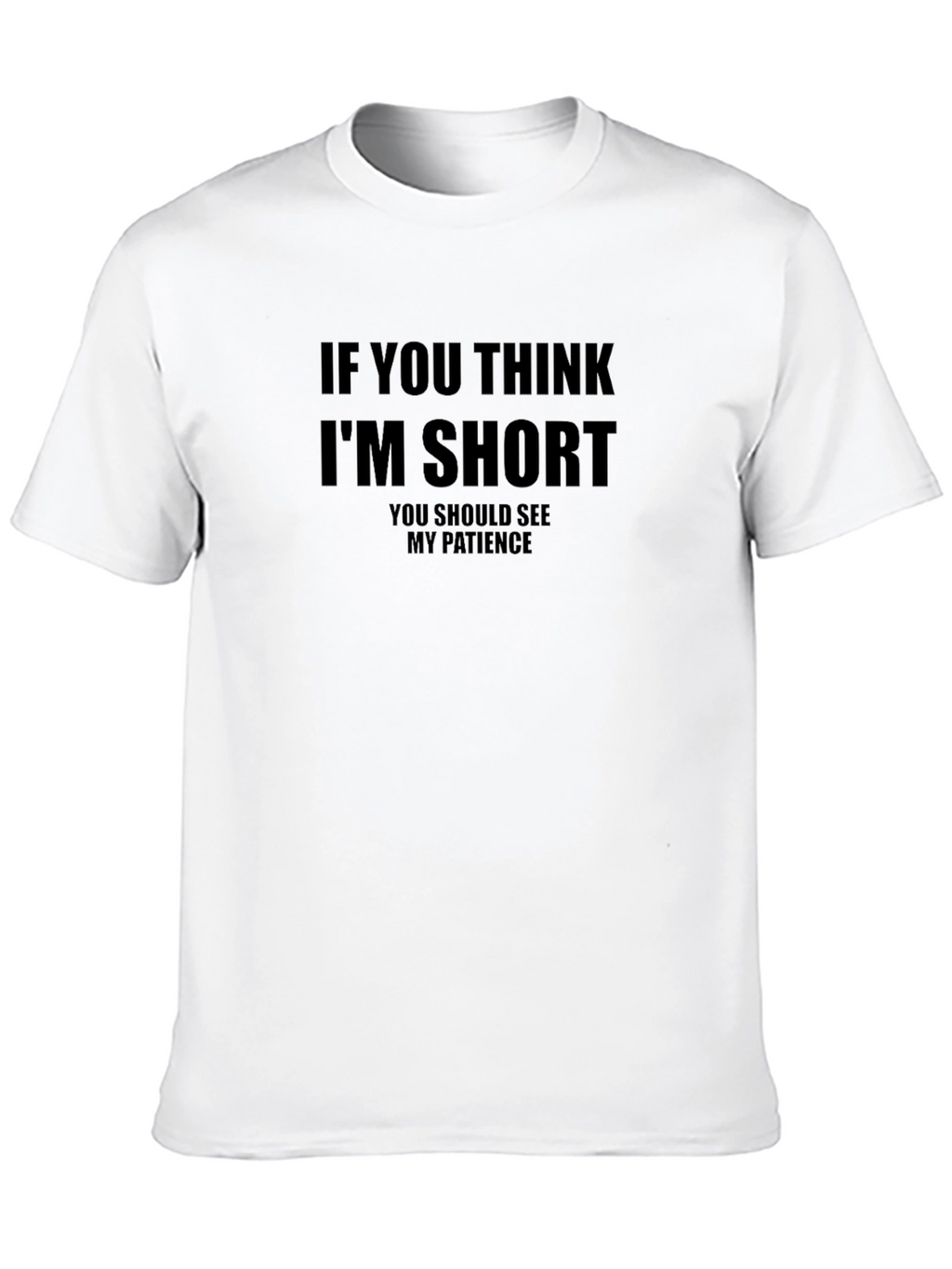Funny Short Temper T-Shirt - Sarcastic Novelty Tee