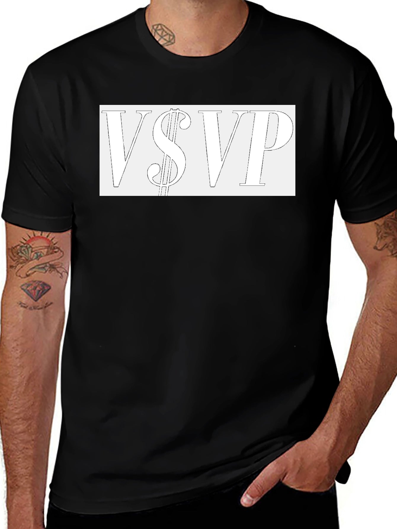 VSVP Graphic Tee - Black