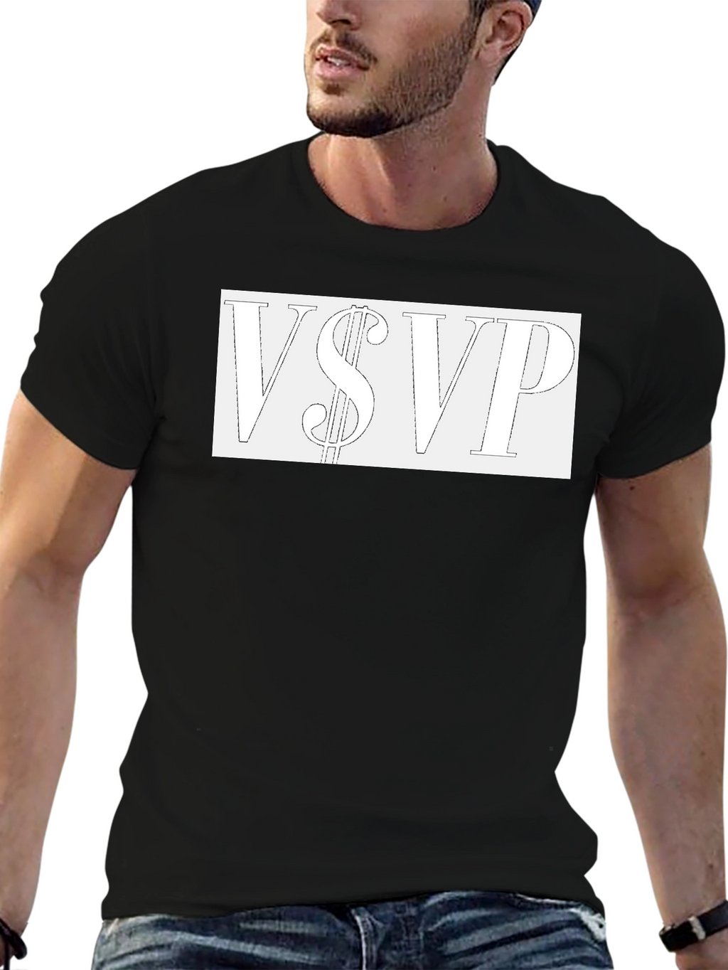 VSVP Graphic Tee - Black