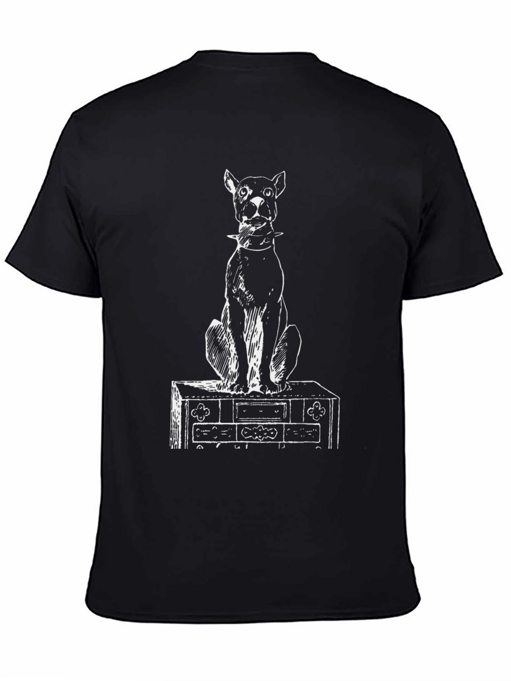 Dog on Dresser Graphic Tee - Unique & Stylish