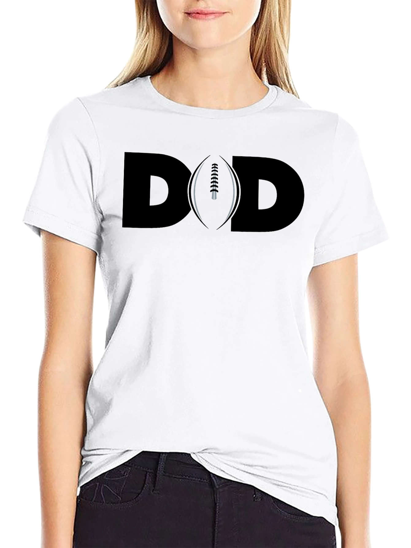 Dad Football Graphic T-Shirt