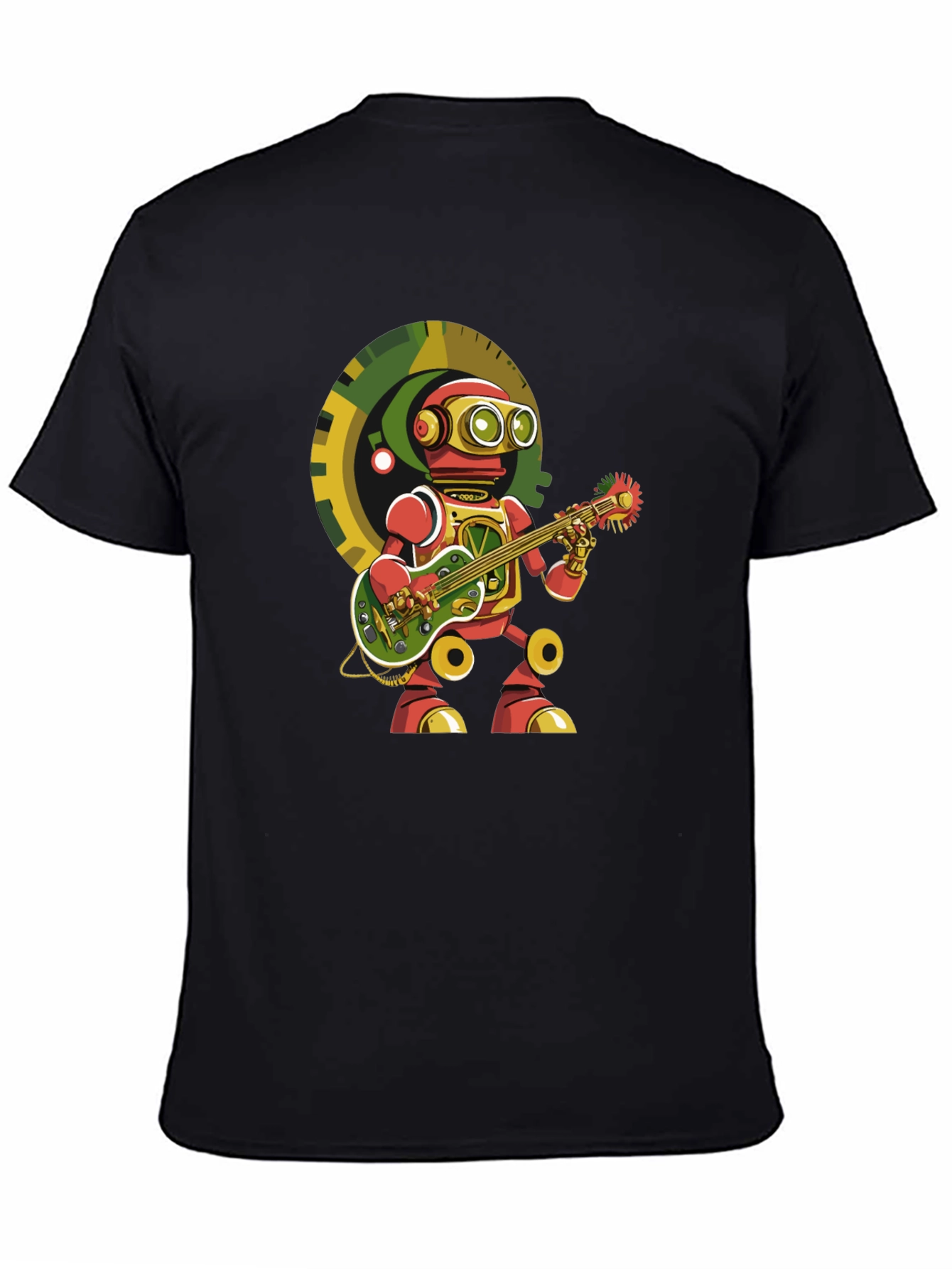 Robot Guitarist Graphic Tee