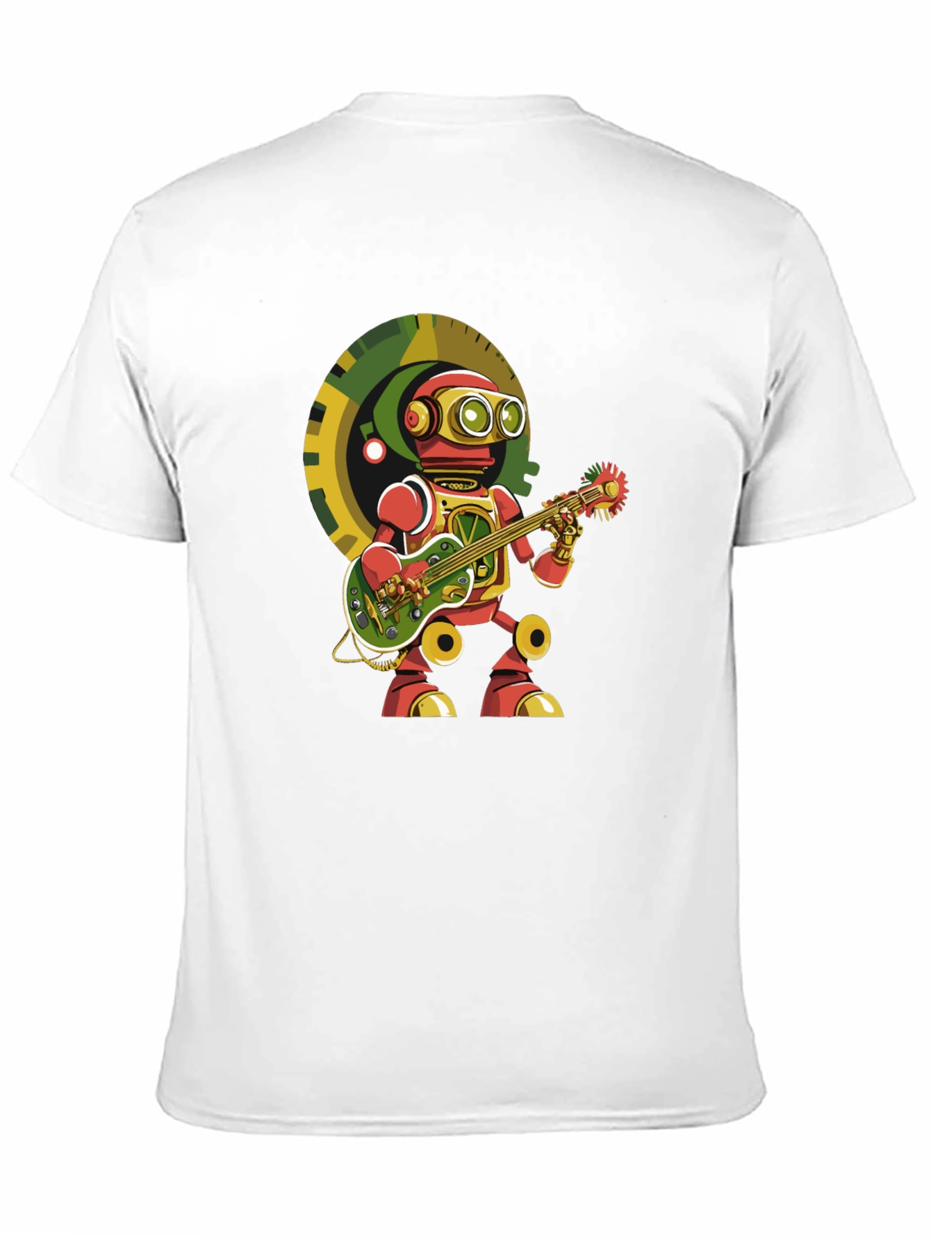 Robot Guitarist Graphic Tee