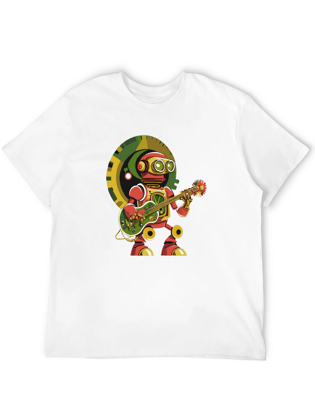 Robot Guitarist Graphic Tee