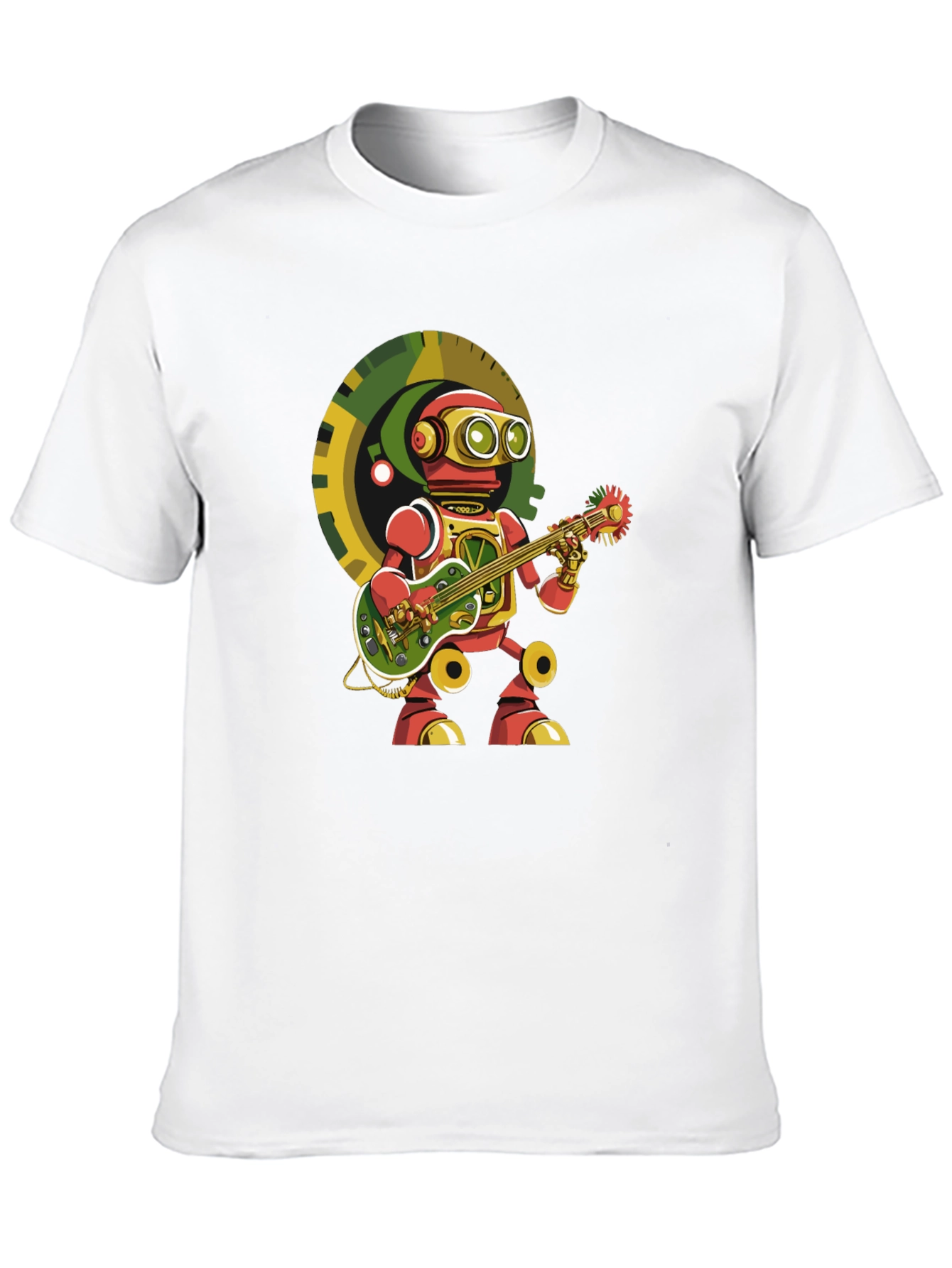 Robot Guitarist Graphic Tee