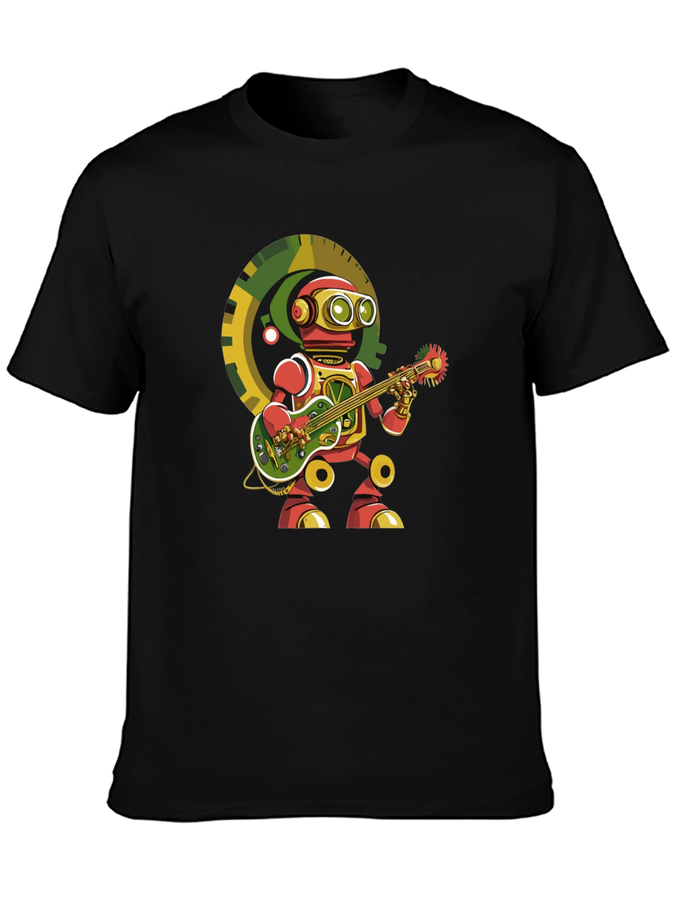 Robot Guitarist Graphic Tee