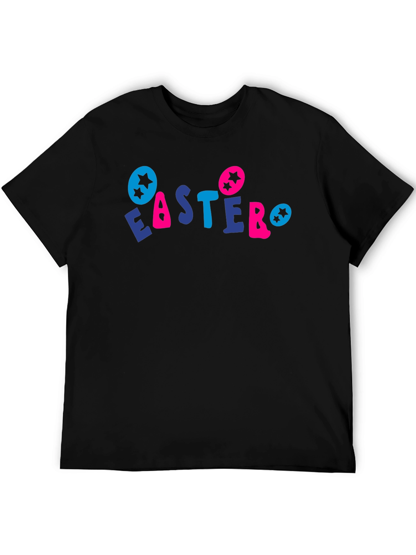 Easter Holiday Graphic Tee - Black