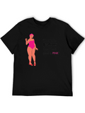 Dont Be Jealous Pink Graphic T-Shirt