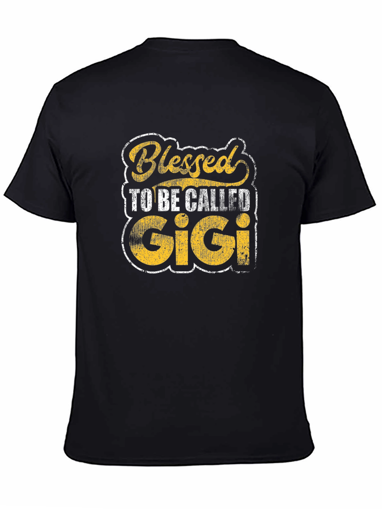 Blessed to Be Called Gigi Black T-Shirt