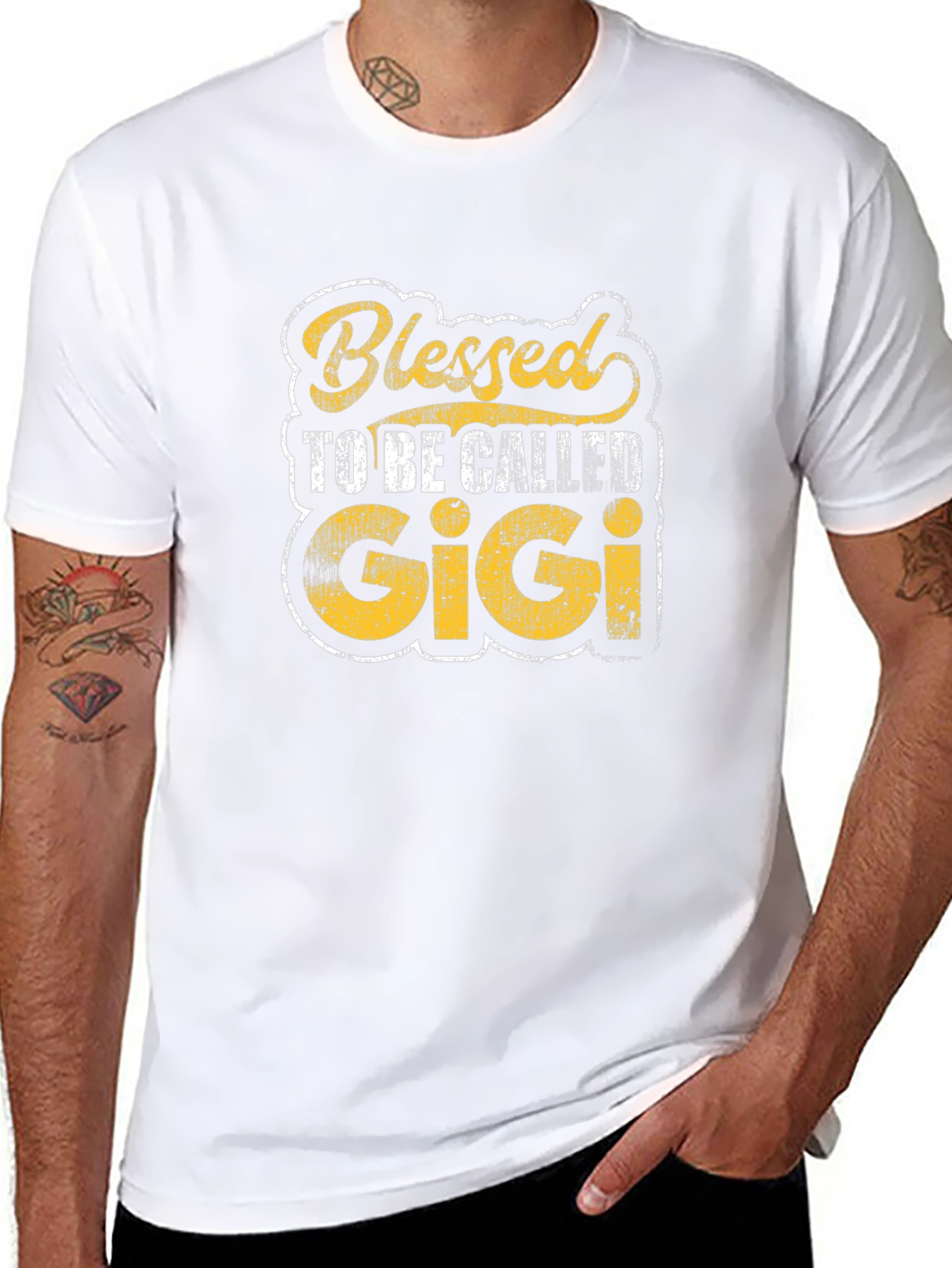 Blessed to Be Called Gigi Black T-Shirt