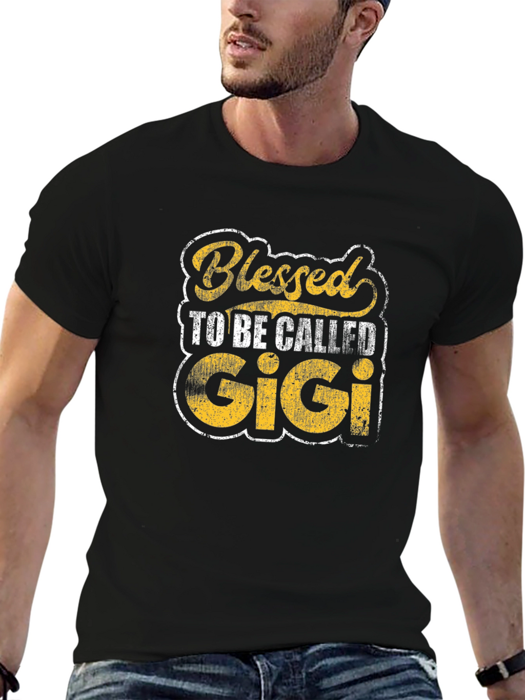Blessed to Be Called Gigi Black T-Shirt