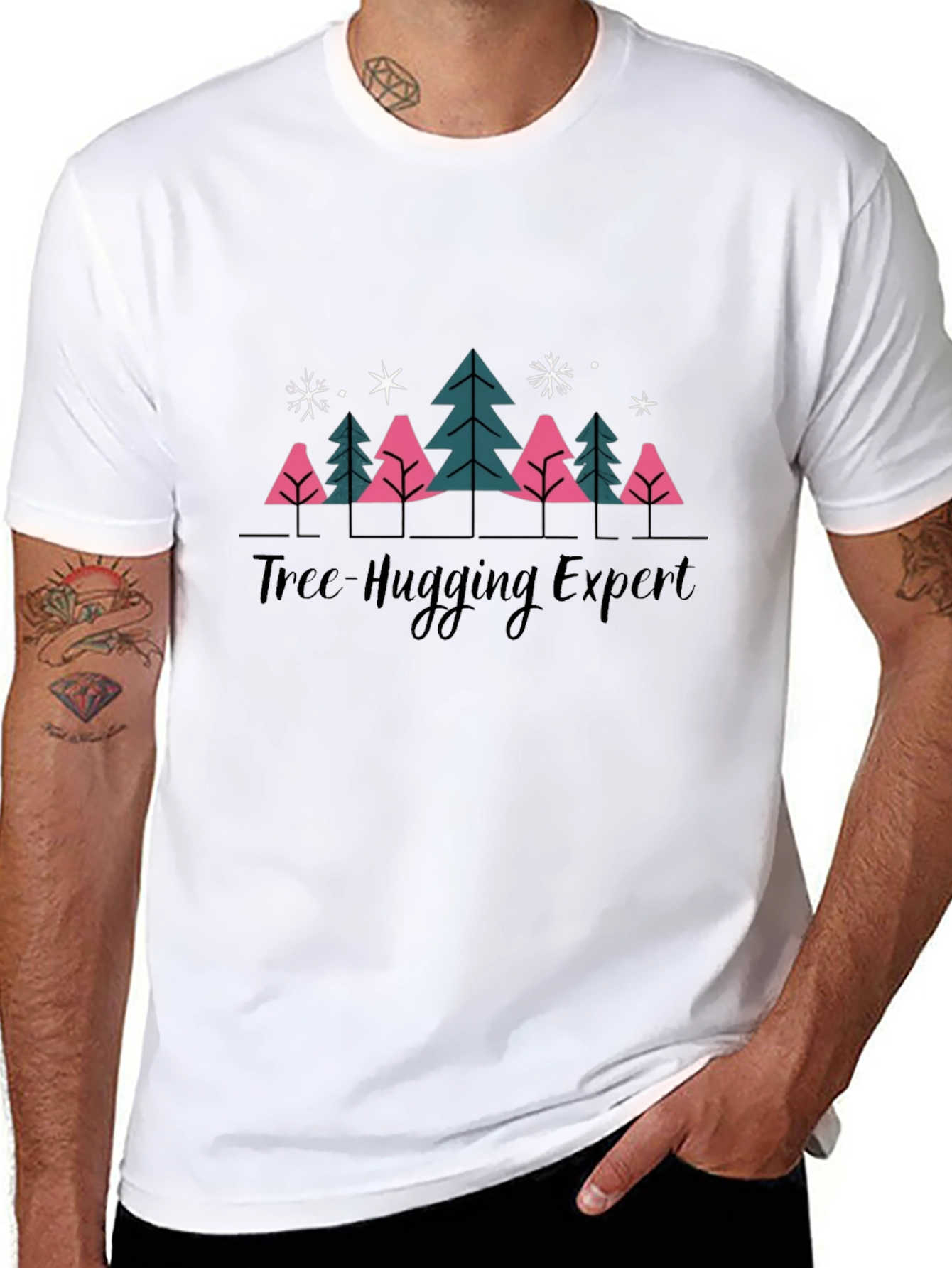 Tree-Hugging Expert Graphic Tee