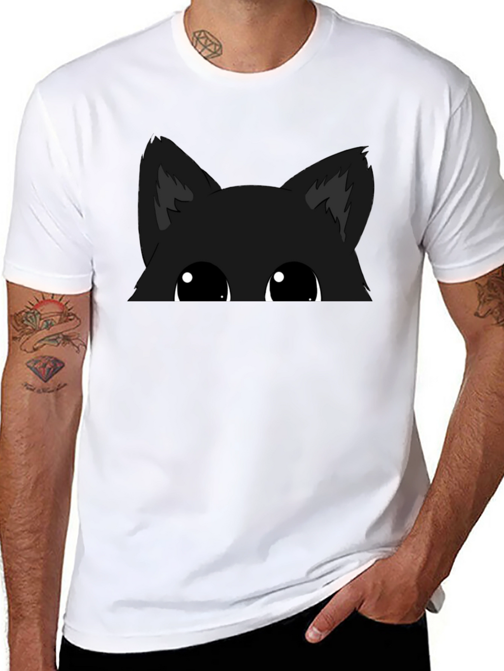 Peek-a-Boo Cat T-Shirt