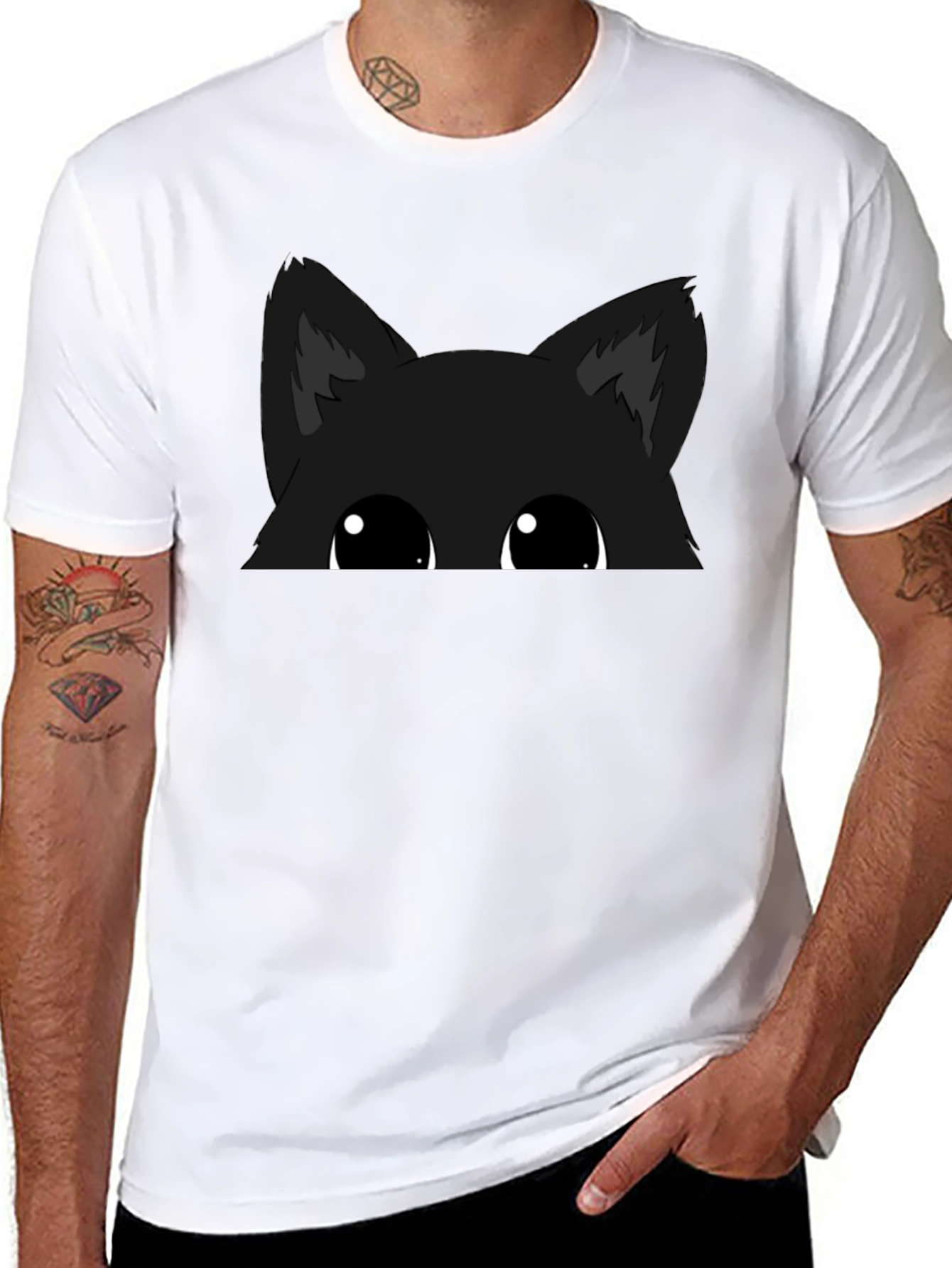 Peek-a-Boo Cat T-Shirt