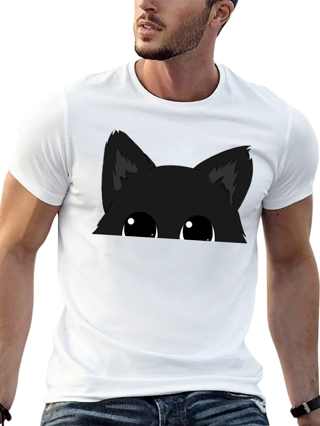 Peek-a-Boo Cat T-Shirt