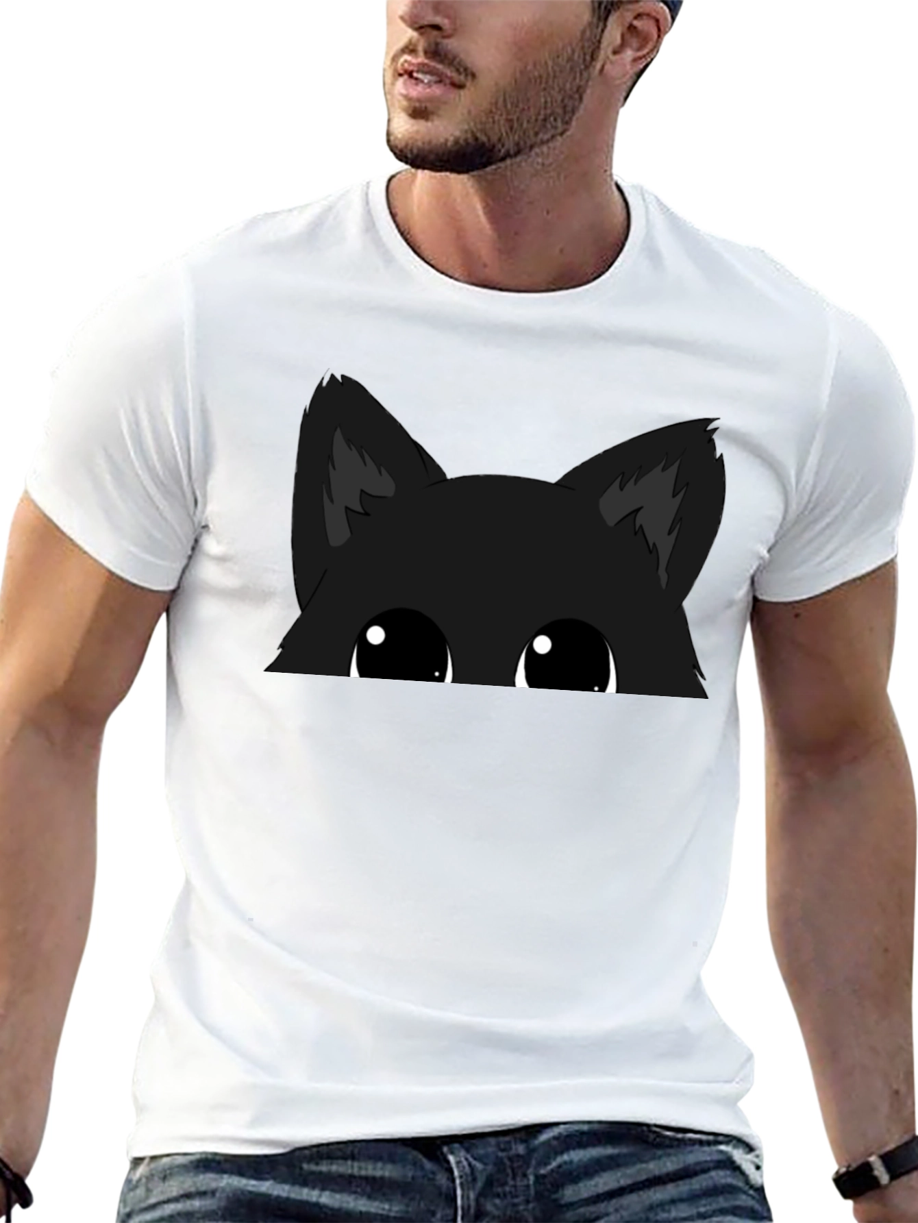 Peek-a-Boo Cat T-Shirt