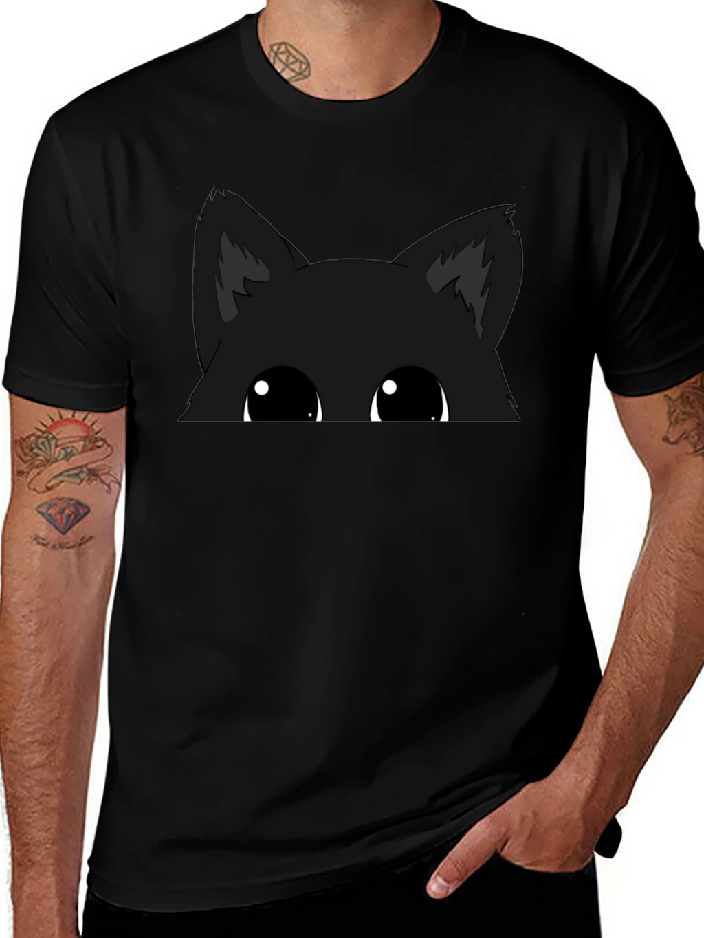 Peek-a-Boo Cat T-Shirt