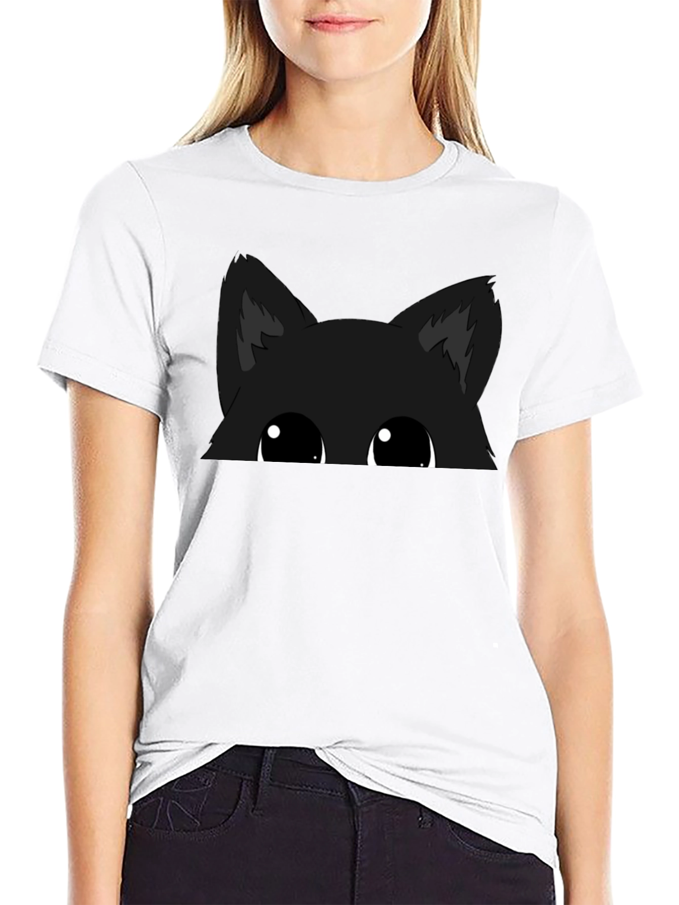 Peek-a-Boo Cat T-Shirt