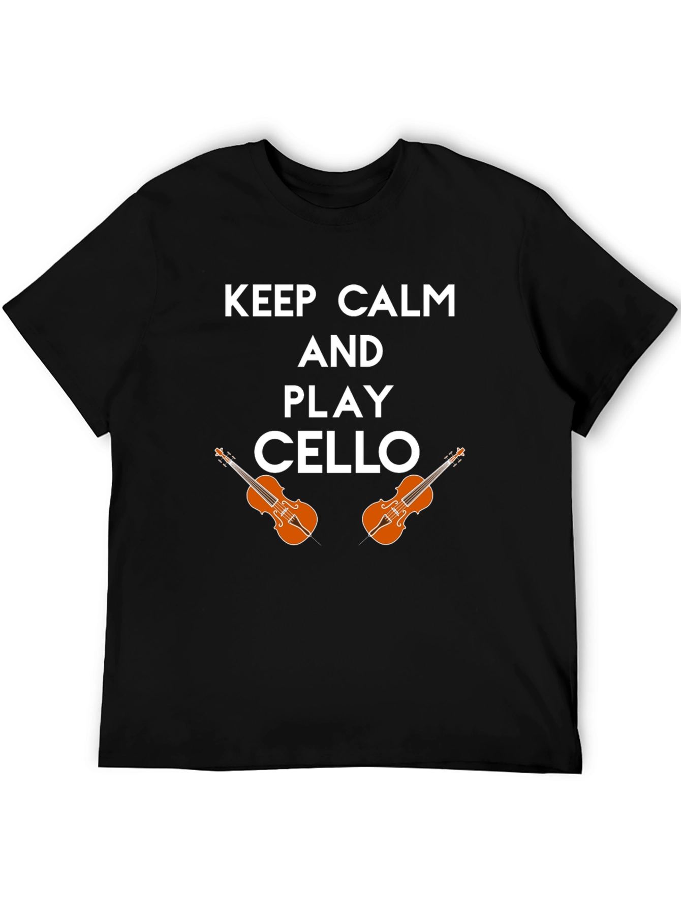 Keep Calm and Play Cello Graphic Tee