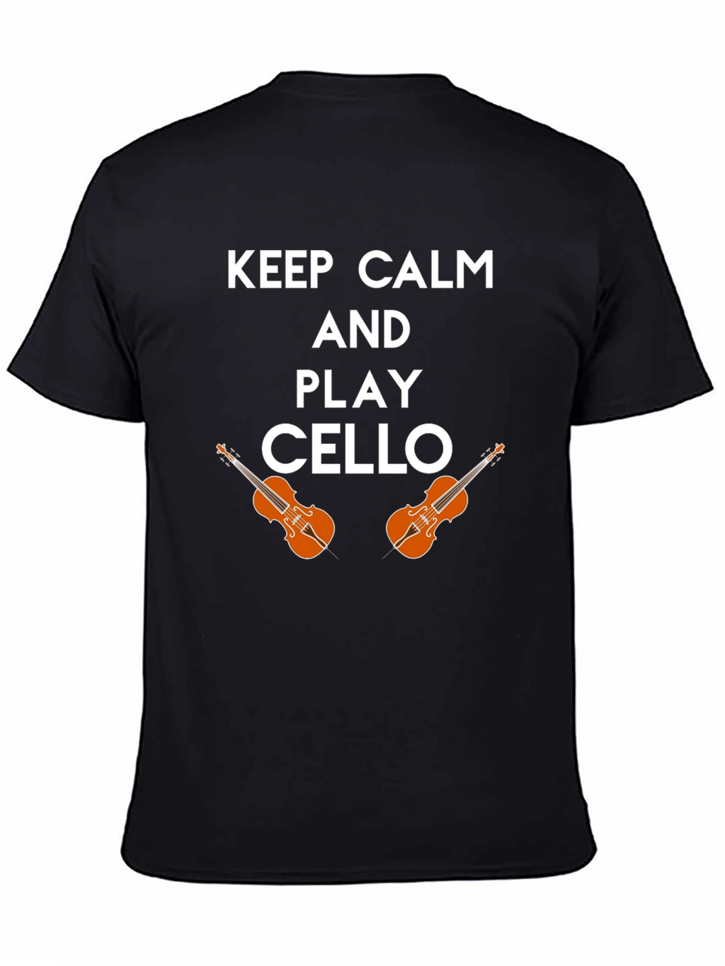 Keep Calm and Play Cello Graphic Tee