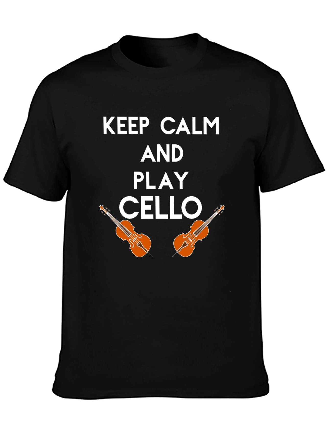 Keep Calm and Play Cello Graphic Tee