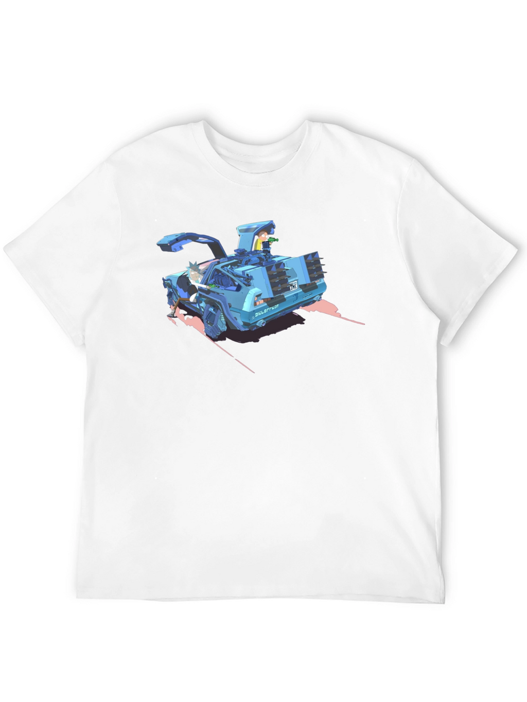 Rick and Morty Car T-Shirt - Black