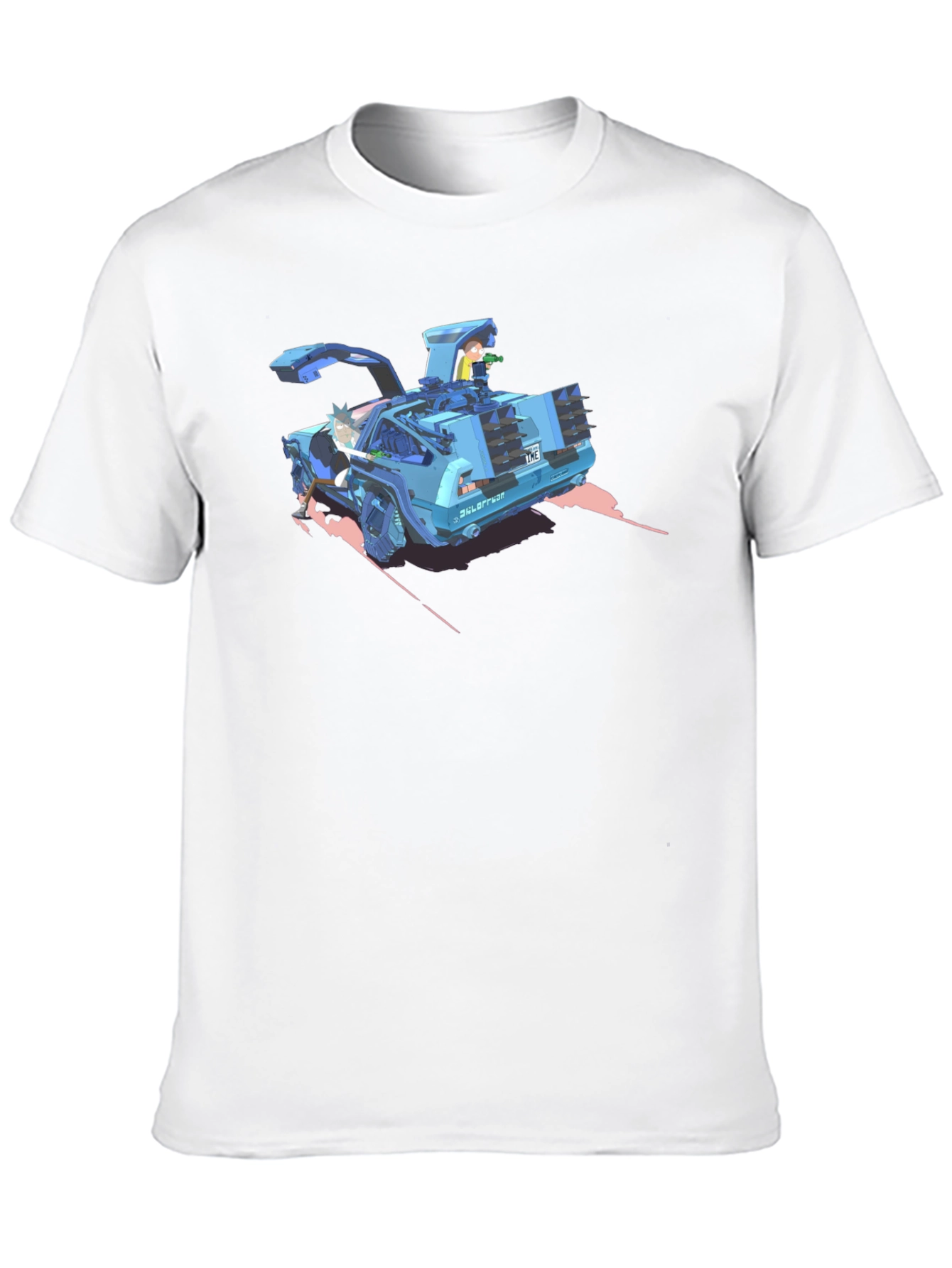Rick and Morty Car T-Shirt - Black