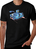 Rick and Morty Car T-Shirt - Black