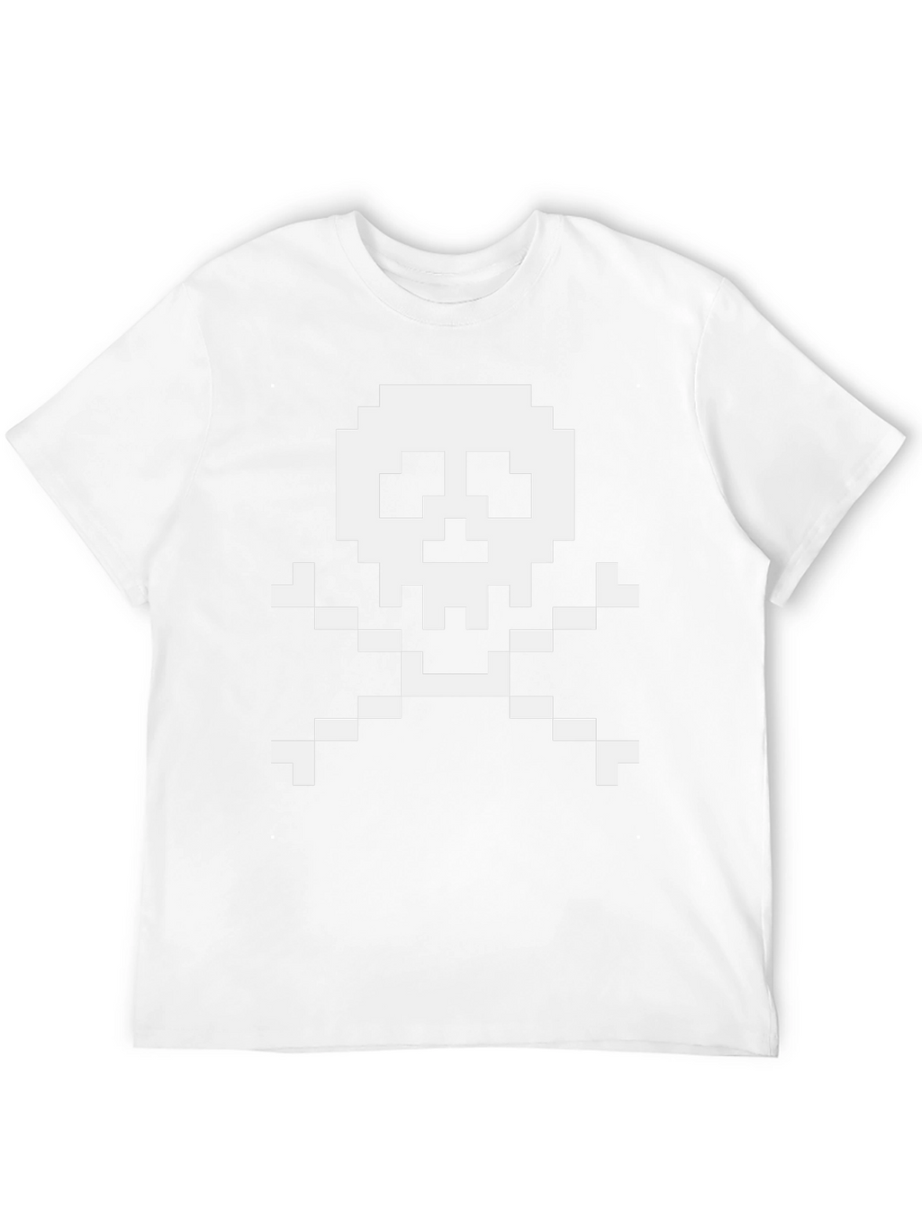 Pixel Skull & Crossbones Graphic T-Shirt