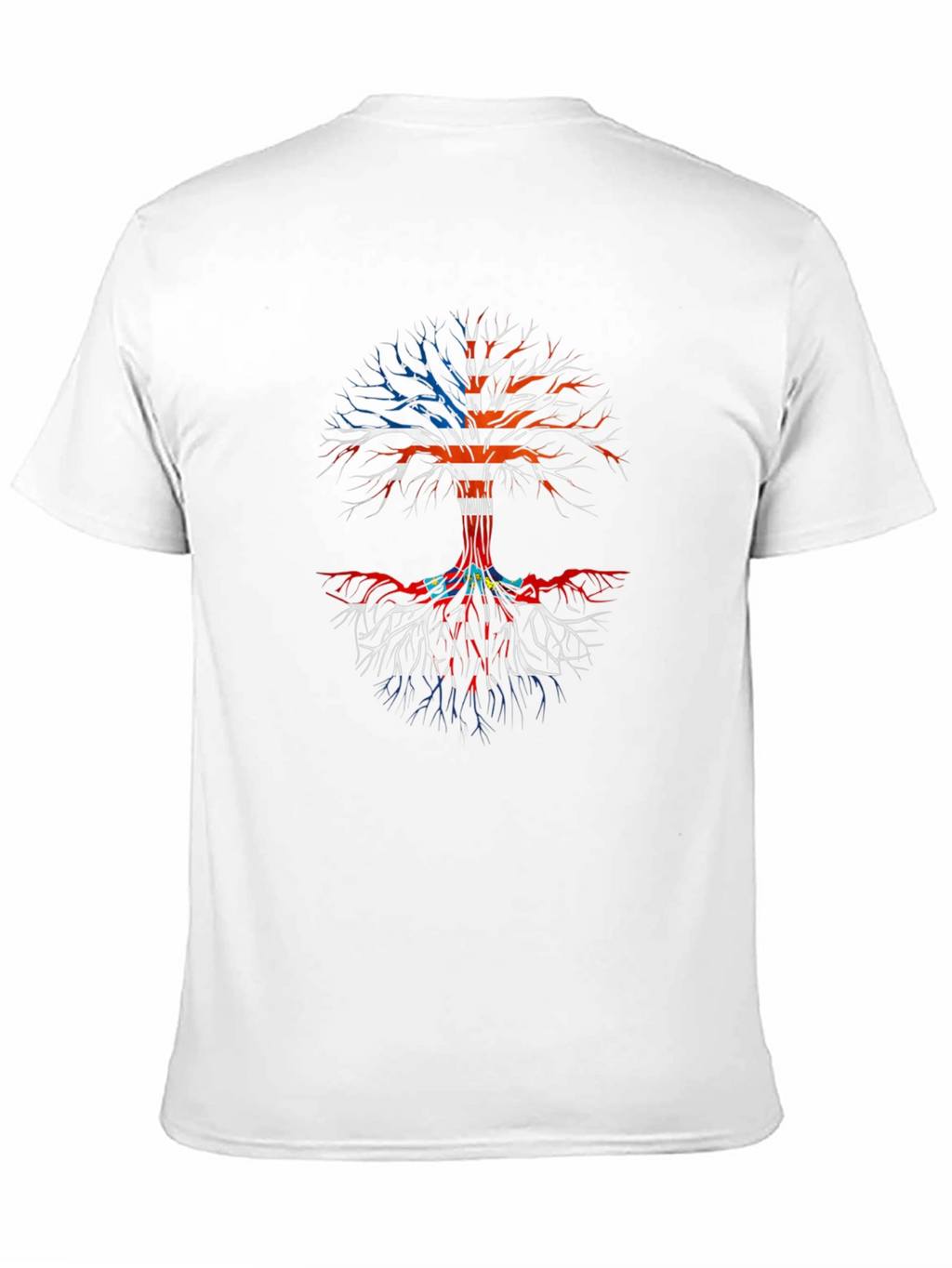 USA Roots Tree T-Shirt - Patriotic Tee