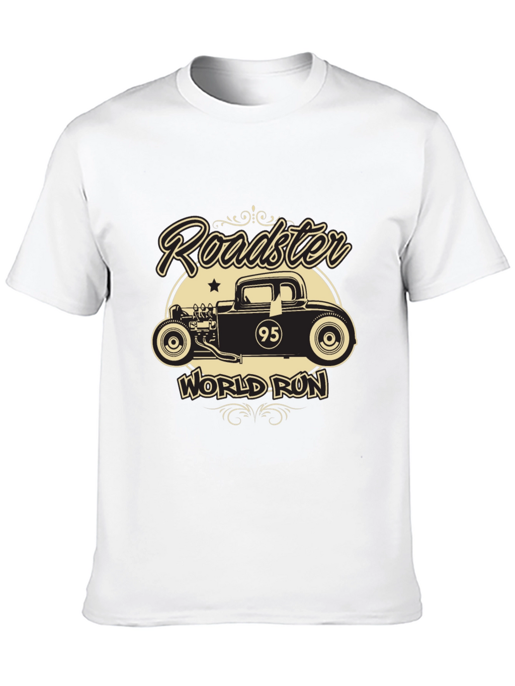 Roadster World Run T-Shirt - Black