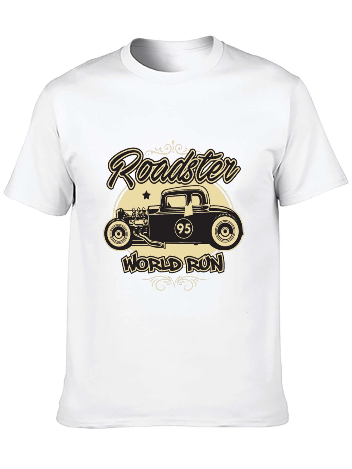 Roadster World Run T-Shirt - Black