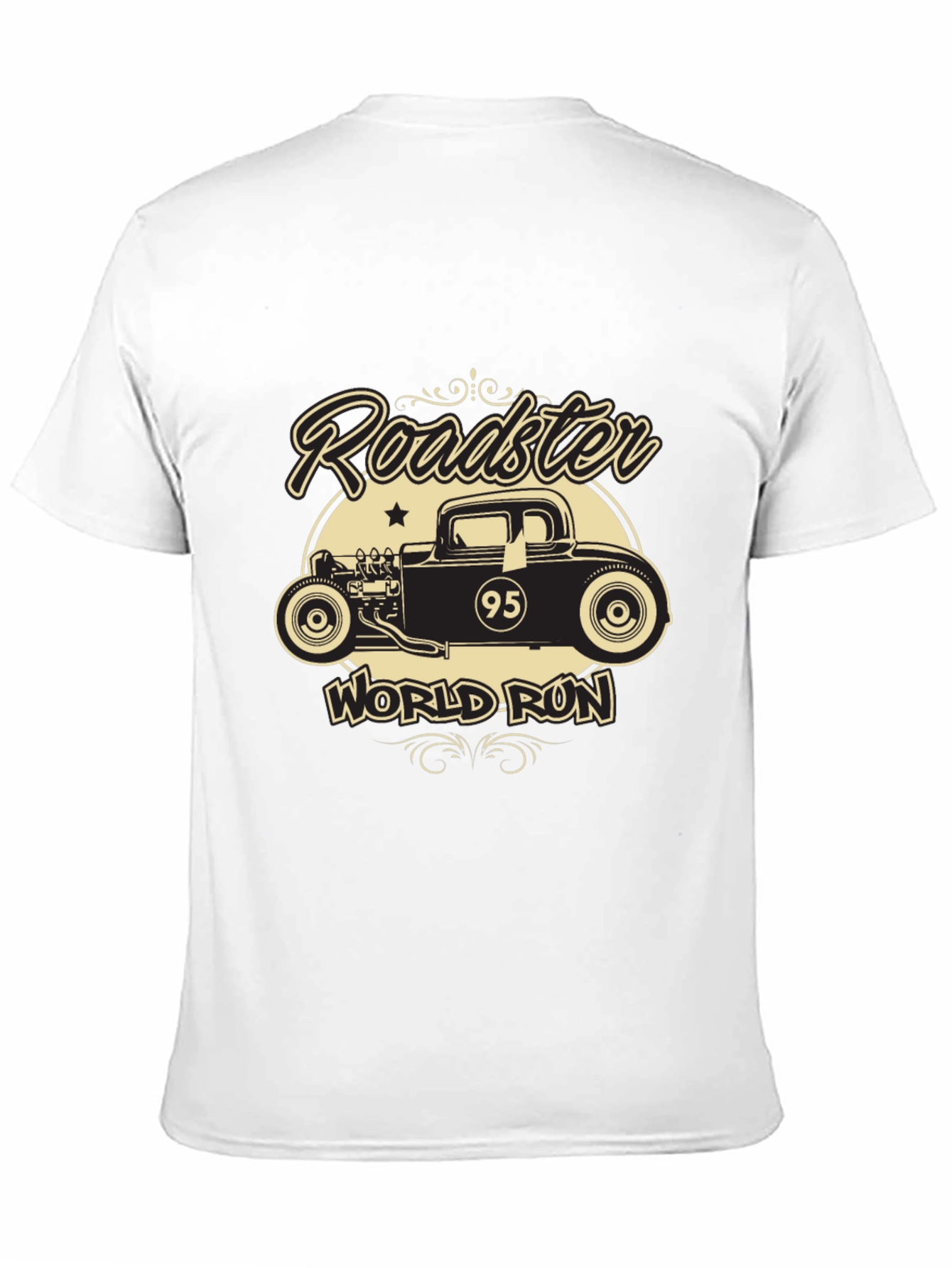 Roadster World Run T-Shirt - Black