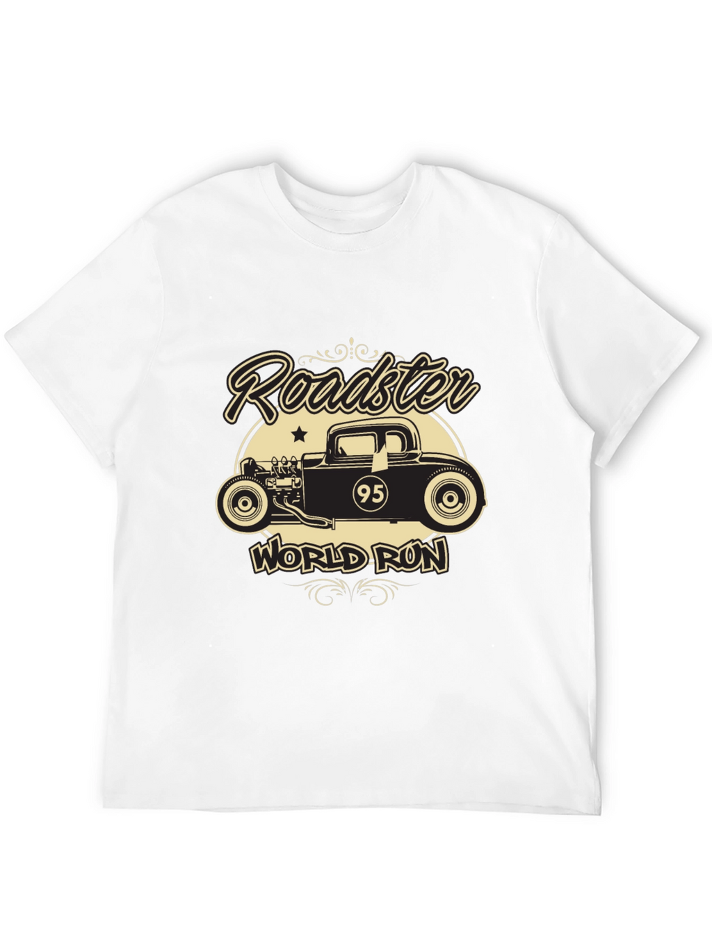 Roadster World Run T-Shirt - Black